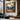 Hand-painted African abstract oil painting of two people in hammock by sea