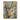 Handmade Abstract Drip Painting in Yellow Black and White with Expressive Strokes