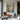 Handmade Abstract Drip Painting in Yellow Black and White with Expressive Strokes
