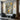 Handmade Abstract Drip Painting in Yellow Black and White with Expressive Strokes