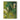 Textured Impasto Painting of Butterflies and Wildflowers in Green and Yellow