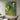 Textured Impasto Painting of Butterflies and Wildflowers in Green and Yellow