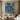 Impasto Oil Painting of Blue Irises with Yellow Background Floral Art