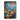 Impressionist Water Lily Oil Painting on Blue and Gold Textured Canvas