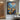 Impressionist Water Lily Oil Painting on Blue and Gold Textured Canvas