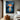 Sunset Oil Painting Over Mountains And Water In Blue And Orange