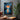 Sunset Oil Painting Over Mountains And Water In Blue And Orange