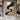 Large Minimalist Hand-Painted Oil Wall Art in Black and Beige