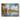 London Cityscape Oil Painting Featuring Big Ben and the Thames River in Blue and Gold