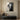 Minimalist Abstract Oil Painting of Human Figures in Black and White