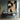 Minimalist Abstract Canvas Art in Beige and Black with Flowing Organic Curves