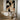 Minimalist Abstract Canvas Art in Beige and Black with Flowing Organic Curves