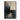 Minimalist Abstract Painting In Black And Beige Tones With Split Horizon