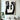 Minimalist Black and White Abstract Face Line Painting with Bold Contrast