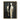Minimalist Abstract Figurative Oil Painting in Black and White
