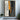 Minimalist Abstract Oil Painting in Orange and Black