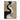Minimalist Abstract Hand-Painted Oil Painting in Black and Beige