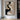 Minimalist Abstract Hand-Painted Oil Painting in Black and Beige