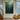 Minimalist Seagull Painting in Green Sky for Modern Wall Decor