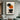Minimalist Abstract Botanical Art Still Essence in Orange and Black