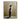 Minimalist Female Silhouette Canvas With Wind Motion In Beige And Black
