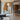 Modern Minimalist Figurative Canvas Painting in Burnt Orange and Greige
