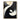 "Minimalist Plane" 2D abstract oil painting featuring a composition of flat geometric and organic shapes in black, white, grey, and touches of gold, in a contemporary minimalist style.

