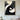 "Minimalist Plane" 2D abstract oil painting featuring a composition of flat geometric and organic shapes in black, white, grey, and touches of gold, in a contemporary minimalist style.
