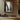 Abstract Minimalist Painting with Human Silhouettes in a Monochrome Corridor