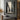 Abstract Minimalist Painting with Human Silhouettes in a Monochrome Corridor