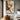 Minimalist Textured Oil Painting in Beige and Brown