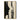 Abstract handmade oil painting of two mirrored profile silhouettes in black and beige