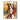 Modern Abstract Dancing Couple Canvas Art in Bold Colors