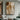 Modern Abstract Figurative Painting Contour Waltz in Beige and Brown Tones