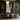 Modern Abstract Oil Painting in Black and Orange