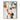 Modern Abstract Oil Painting with Textured Color Blocks in Geometric Composition