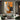 Modern Abstract Art in Burnt Orange Grey and Black on Canvas