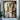 Abstract oil painting with layered wooden panels, geometric shapes, and textured transitions between beige and gray tones.  