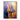 Modern Impressionist Canvas Painting with Boats in Gold and Purple