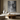 Monochrome Abstract Landscape Oil Painting with Forest and Water Reflection