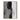 "Monochrome Contemplation" abstract oil painting of a silhouetted human figure in profile, rendered in expressive black, white, and grey textured brushstrokes, evoking a somber mood.