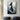 Monochrome Abstract Portrait of a Woman in Flowing Motion on Vertical Canvas