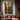 Beneath the Patched Sun - Mosaic Figurative Wall Art with Sunset Palette