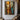 Beneath the Patched Sun - Mosaic Figurative Wall Art with Sunset Palette