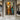 Beneath the Patched Sun - Mosaic Figurative Wall Art with Sunset Palette