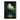 Moody Ocean Night Sky Oil Painting with Green Cloud and Calm Water
