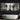 Panoramic Abstract Black and White Oil Painting of Urban Figures