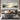 Panoramic Textured Landscape Oil Painting in Beige and Blue Tones