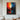 "Phoenix Fury" energetic abstract expressionist oil painting featuring a dynamic explosion of fiery red, deep black, and stark white textured and gestural brushstrokes.
