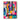 Color Block Graffiti Abstract Canvas with Urban Texture and Bright Colors
